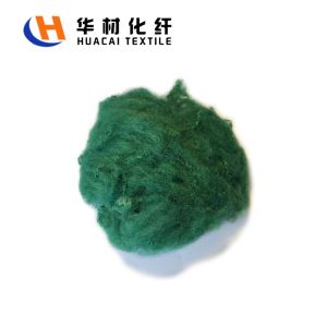 6D resirkulert polyester stift fiber
